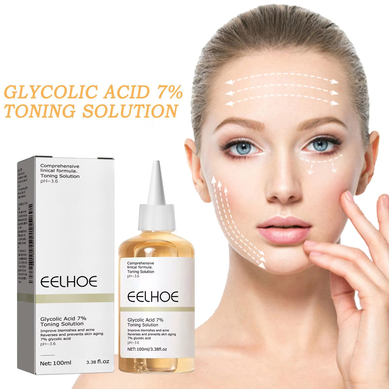 Glycolzuur 7% toneroplossing E - Glycolic Acid Exfoliant recensie en prijs
