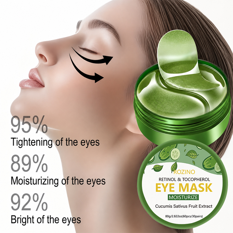 30 paar groene oogmaskers met  - Skincare Ingredients recensie en prijs