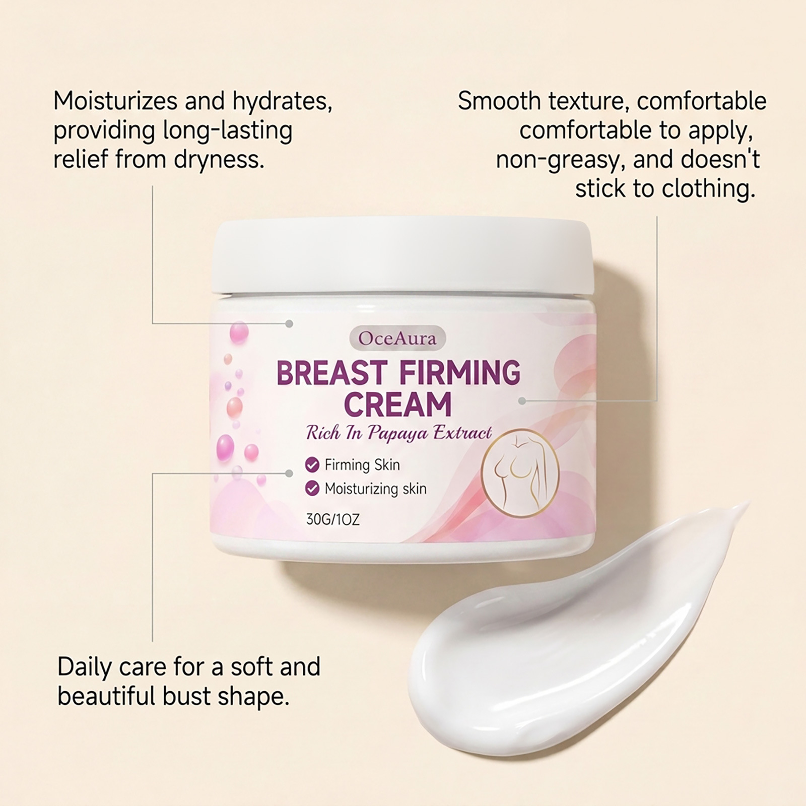 Borstverstevigende crème voor  - Skincare Routine recensie en prijs