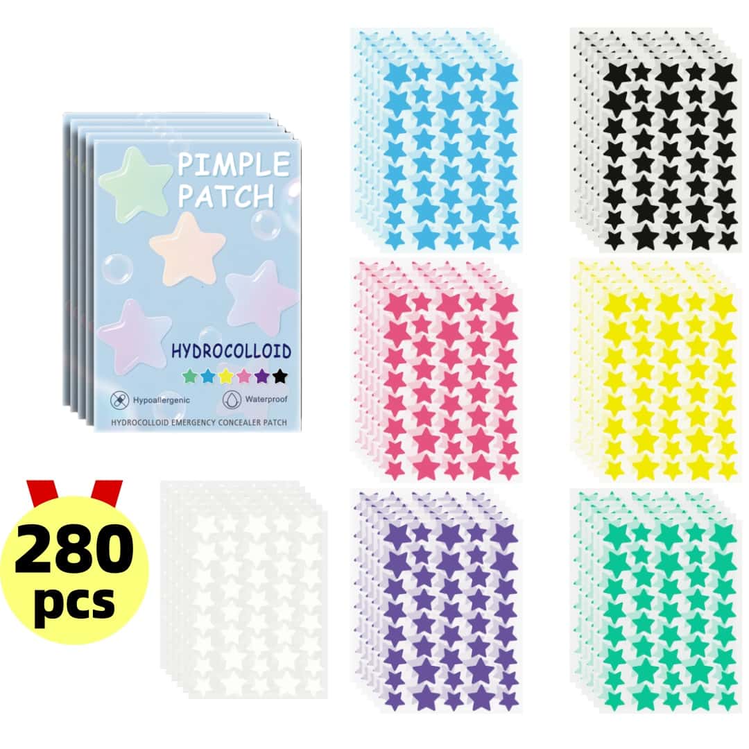 280 stuks Star Acne Patch, wat - Skincare Routine recensie en prijs