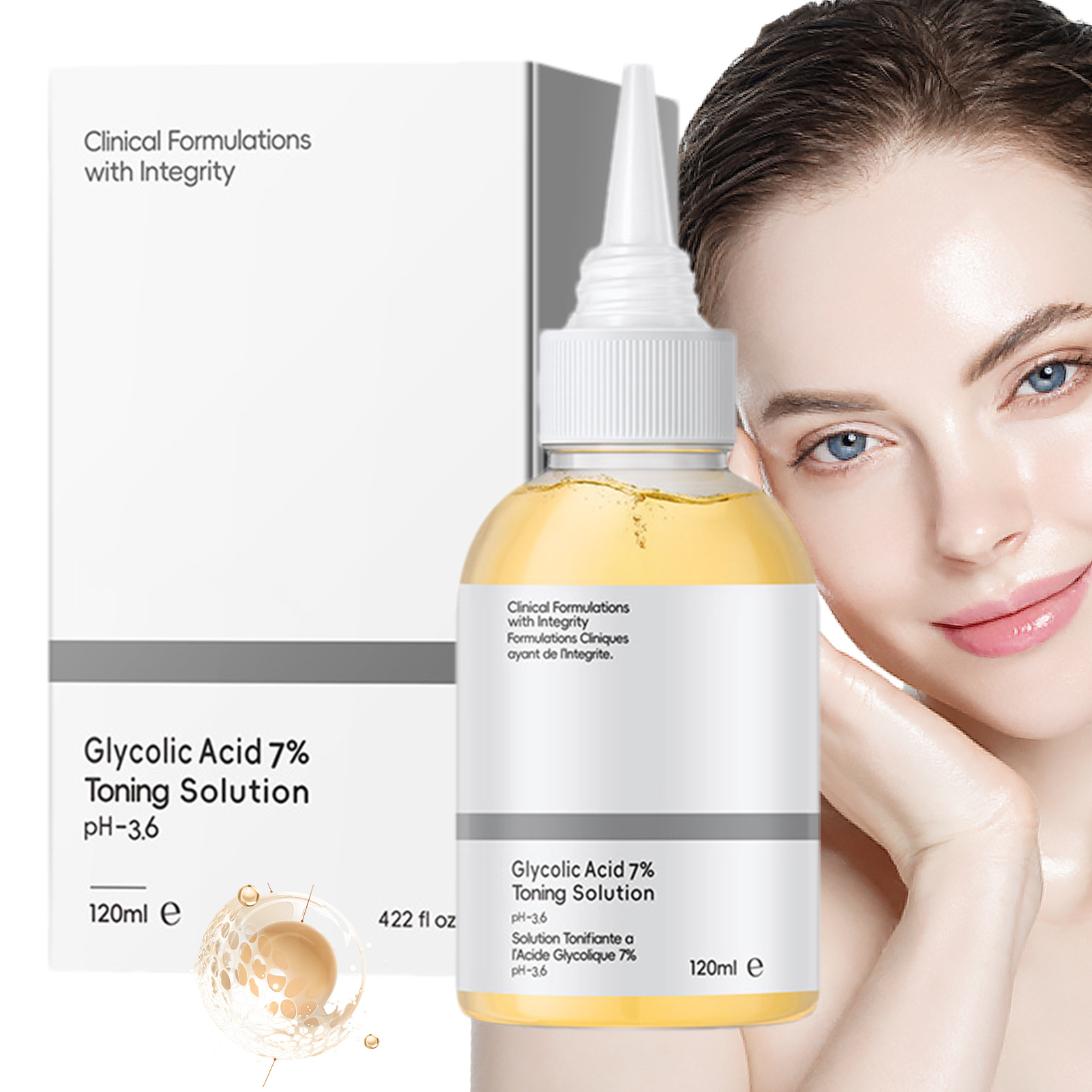 110ml Porie Krimpend Serum Gly - Glycolic Acid Exfoliant recensie en prijs