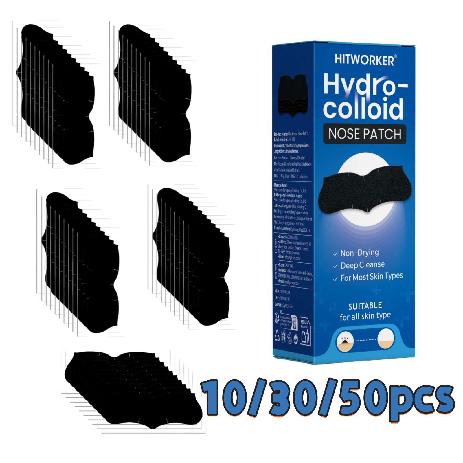 10/30/50-delige neusstrips voo - Skincare Oil Control recensie en prijs